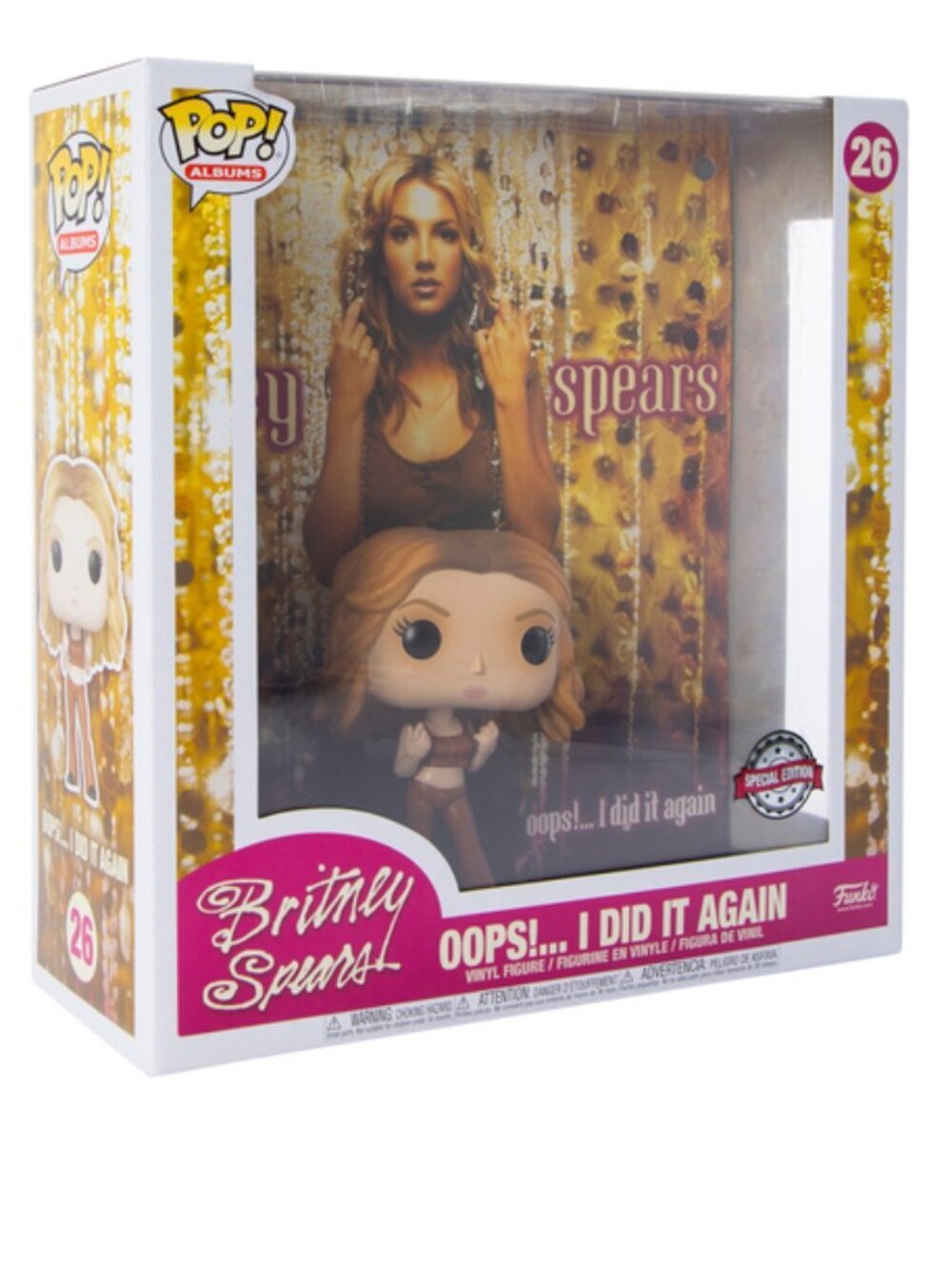 Funko Pop! Britney Spears Oops Pop! Album Figure with Case - Exclusive